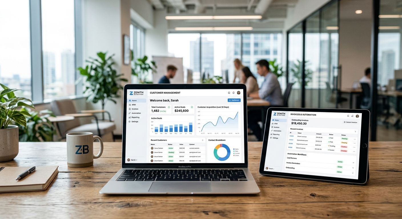 Worldsoft Business Suite – zentrale Verwaltung von Kunden, Rechnungen und Marketing